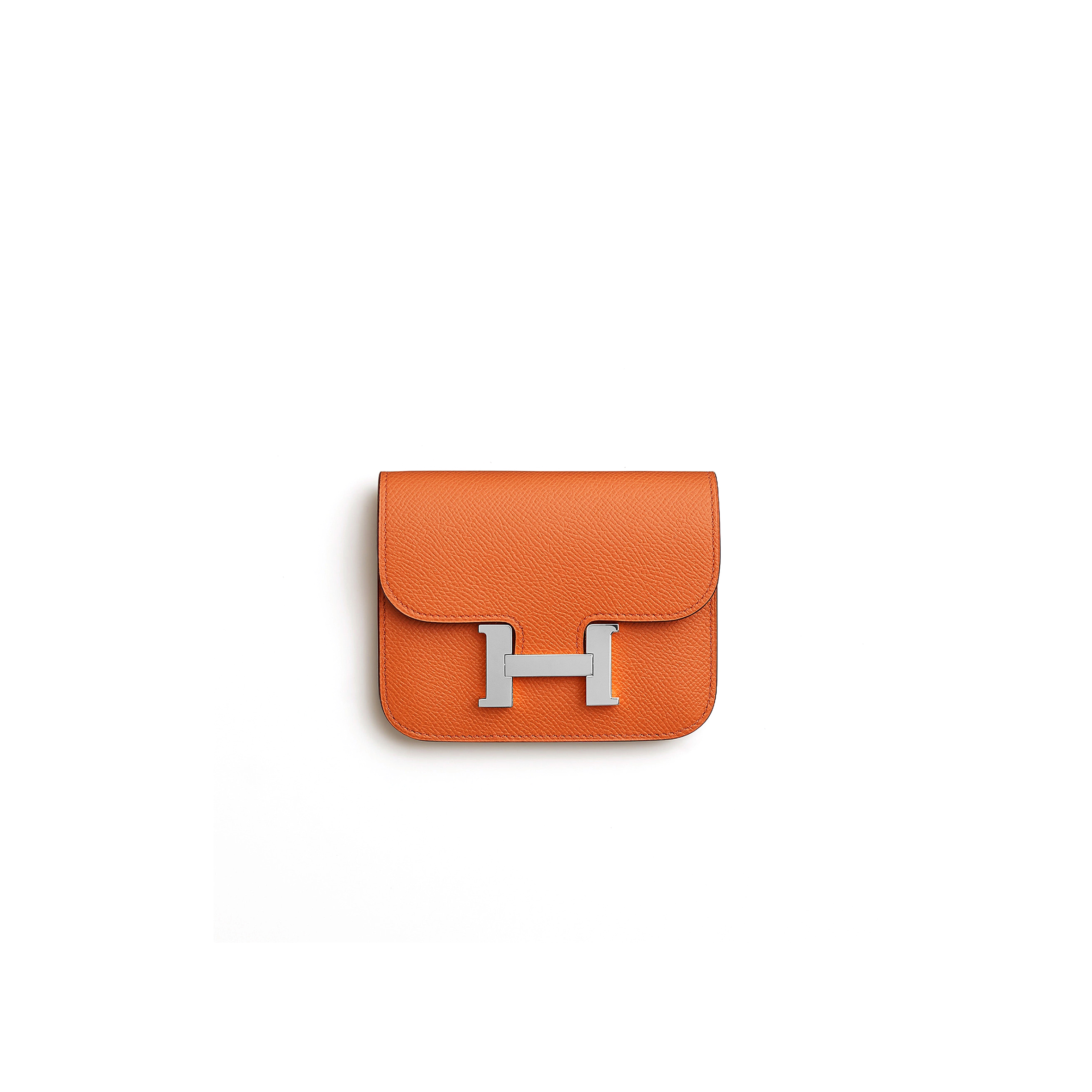 HERMES MASTER CONSTANCE SLIM WALLET EPSOM H082060CK93(12.4*10.2*3cm)